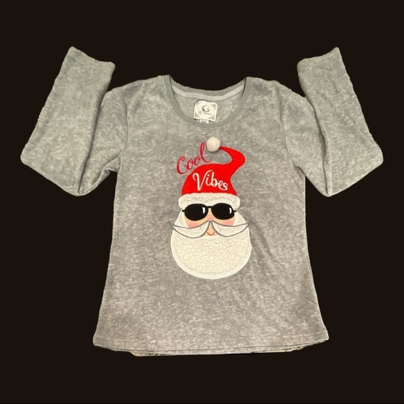 PJ Couture Size Small Cool Vibes Santa Pajama Set - Picture 2 of 4